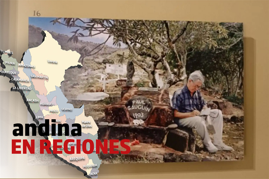 Andina en regiones: inauguran muestra fotográfica que grafica la vida de Mario Vargas Llosa